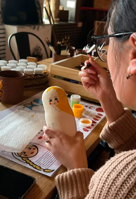 Билеты на роспись матрёшки с чаепитием в СПб 20 дек 2025