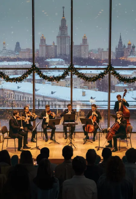 Билеты на Рождественский концерт на крыше в Москве 11 Янв 2026