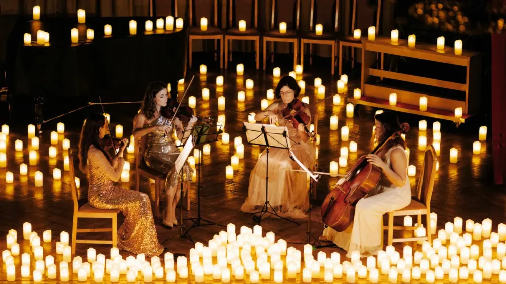 Билеты на киномузыку при свечах в Москве 04 Янв 20...