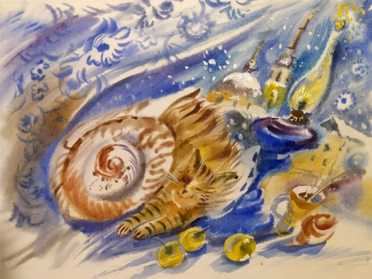 Билеты на Арт-класс: Акварель «Коты» в Калуге 19 Дек 2025