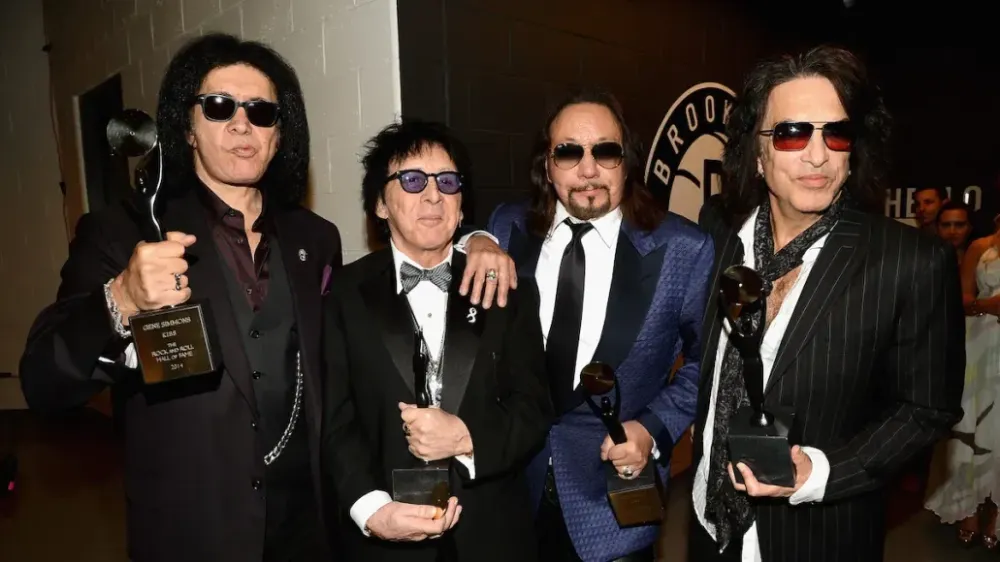 KISS Co-Founders Honor Ace Frehley at Memorial Ser...