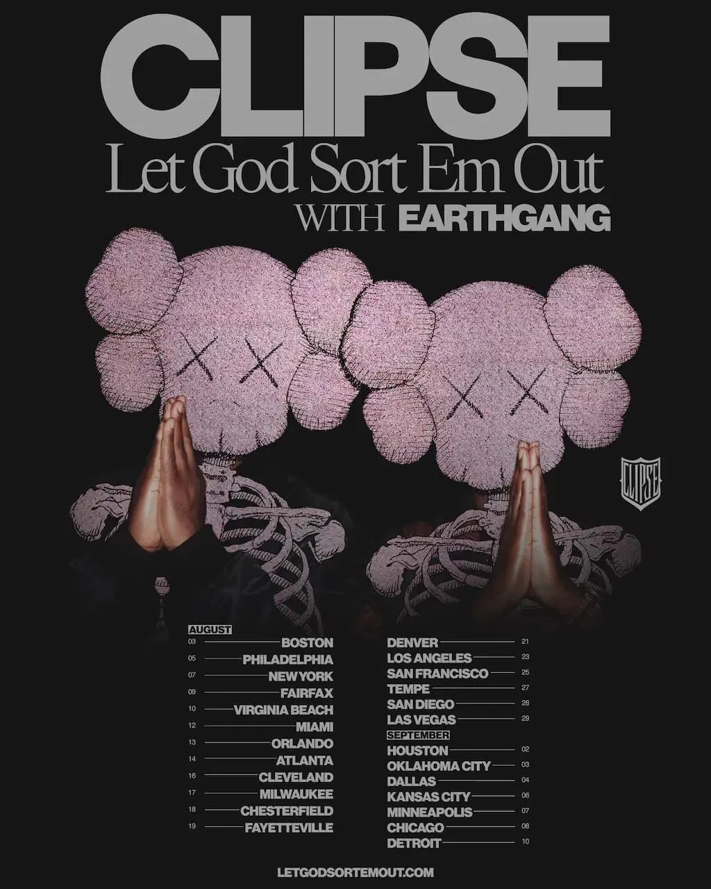 Clipse выступили в Terminal 5 с EarthGang и Stove God Cooks