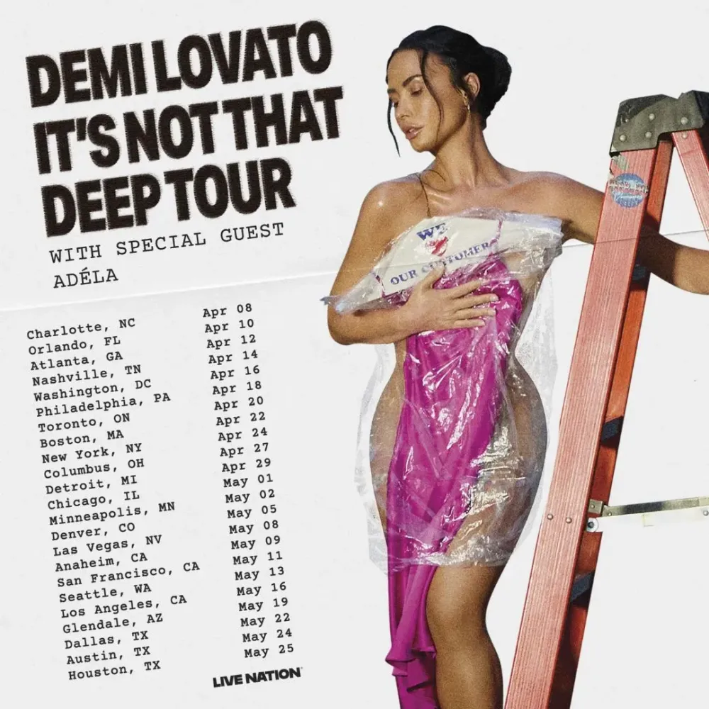 Demi Lovato: 2026 "It’s Not That Deep Tour"