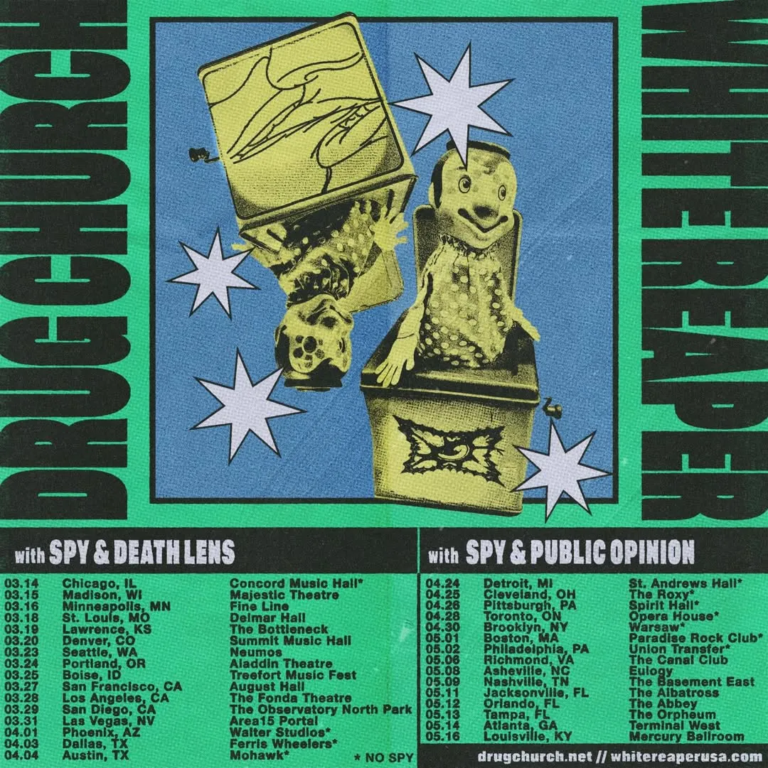 Drug Church и White Reaper объявляют совместный ту...