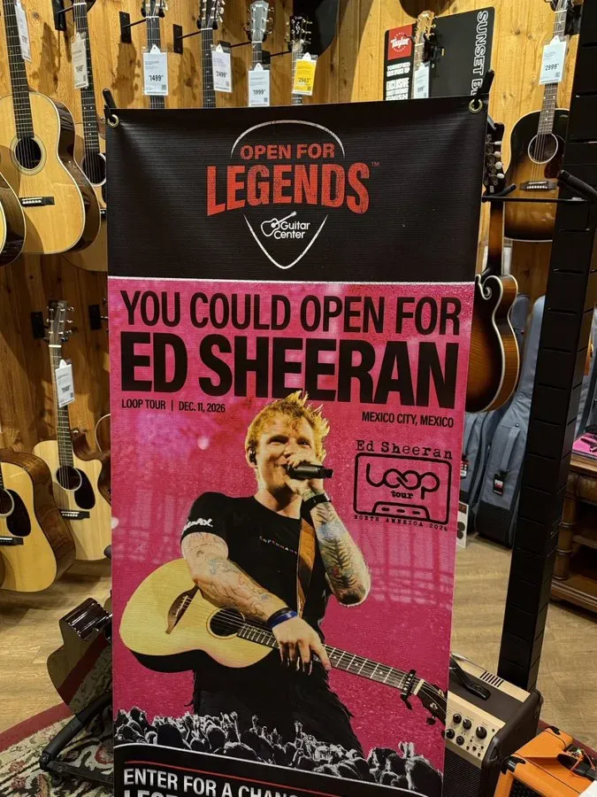 Конкурс Guitar Center выступить с Эдом Шираном оказался реальным