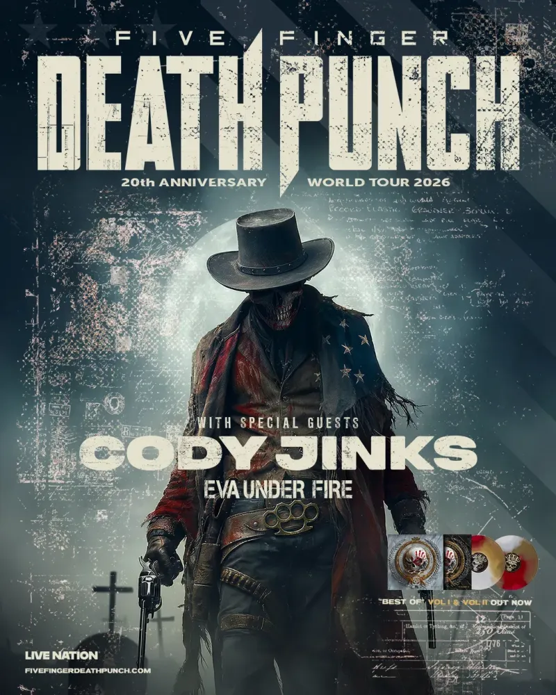 Five Finger Death Punch анонсируют тур по Северной Америке в 2026 году