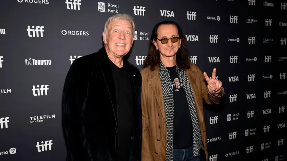 Geddy Lee и Alex Lifeson на премьере документария о Ниле Парт в Торонто
