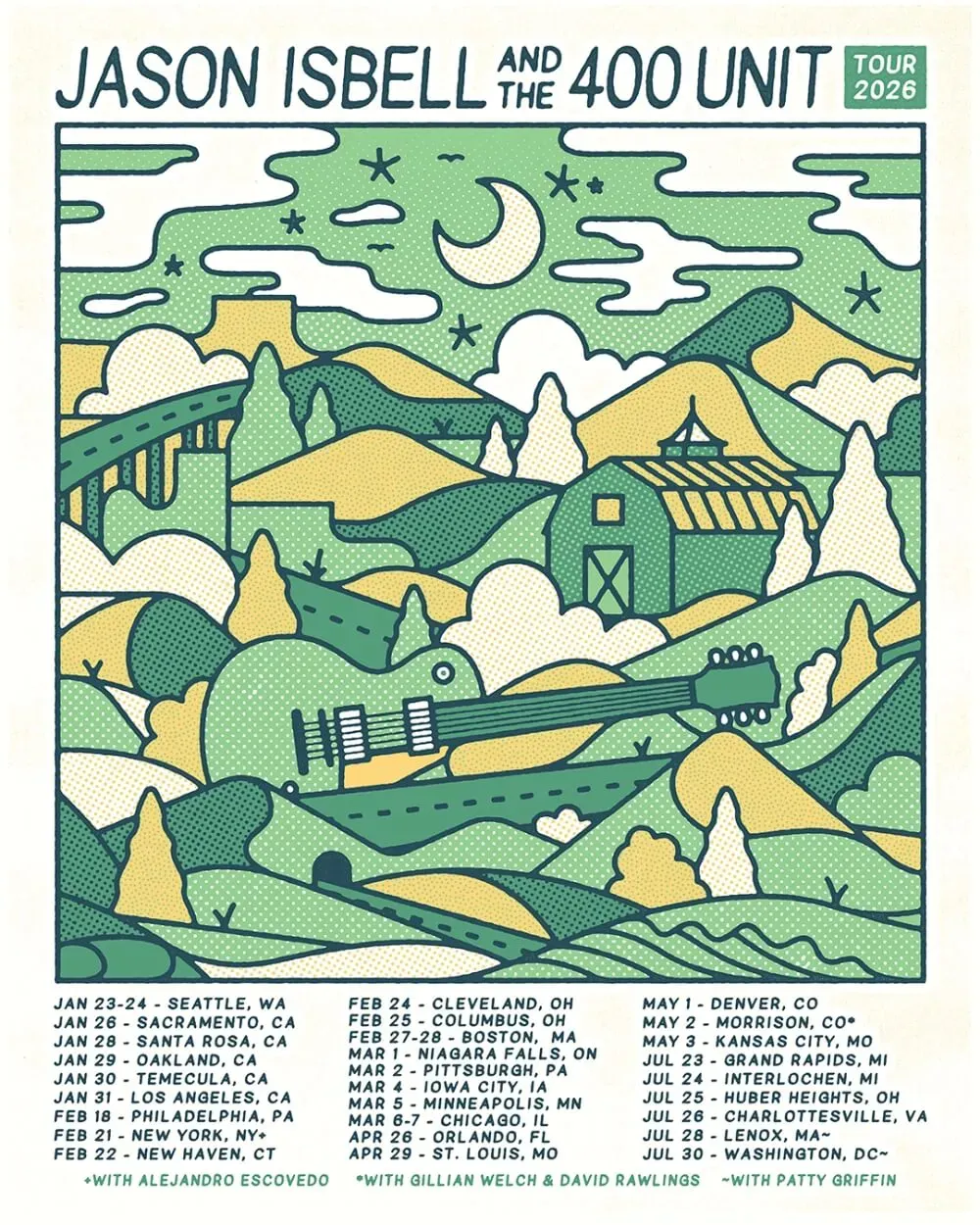 Jason Isbell and the 400 Unit: 2026 Tour Dates Ann...