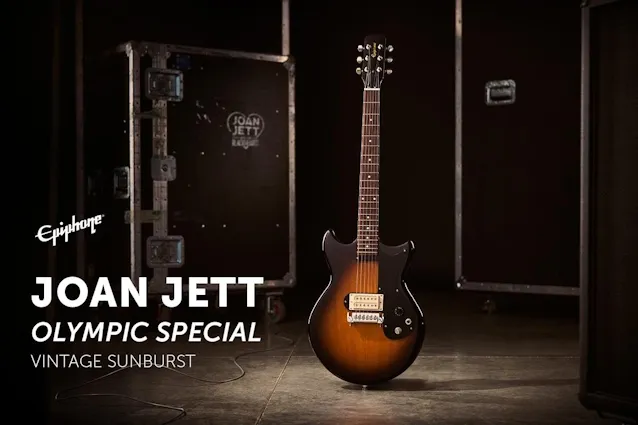 Joan Jett и Epiphone представили именную гитару Olympic Special