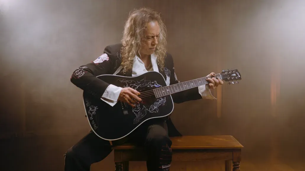 Kirk Hammett & Gibson Raven Acoustic Guitar Releas...