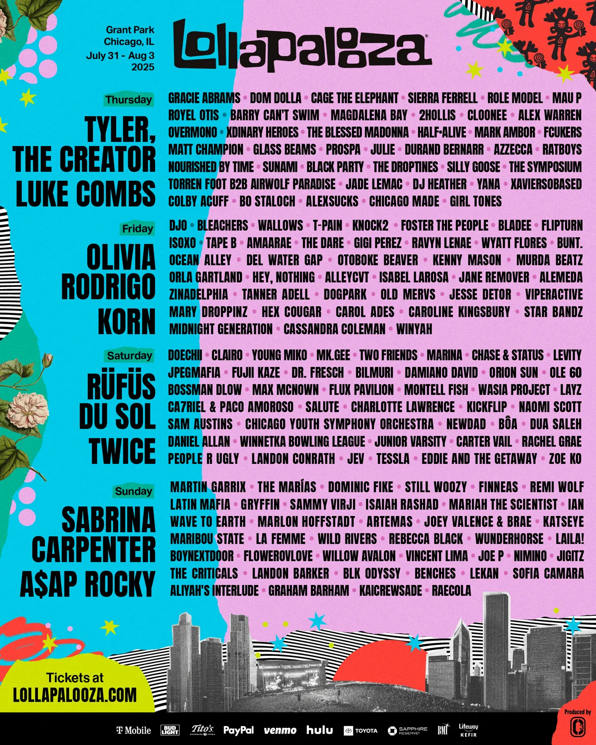Lollapalooza 2025: Как приобрести последние билеты на фестиваль