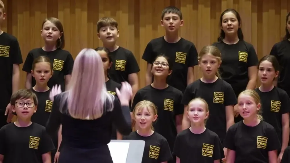 Детский хор Великобритании: блестящее выступление