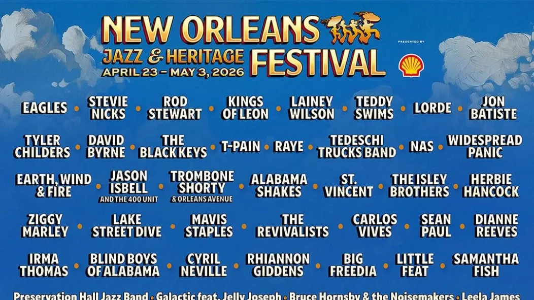 NOLA Jazz Fest 2026: Stevie Nicks, Lorde...