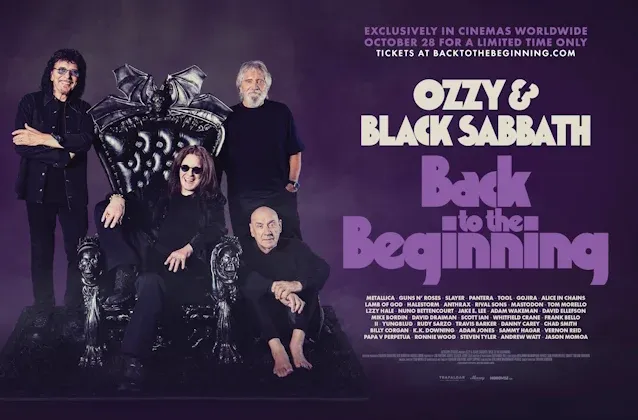 Кинокартина «Back To The Beginning» с Ozzy и Black Sabbath выйдет в кино в октябре