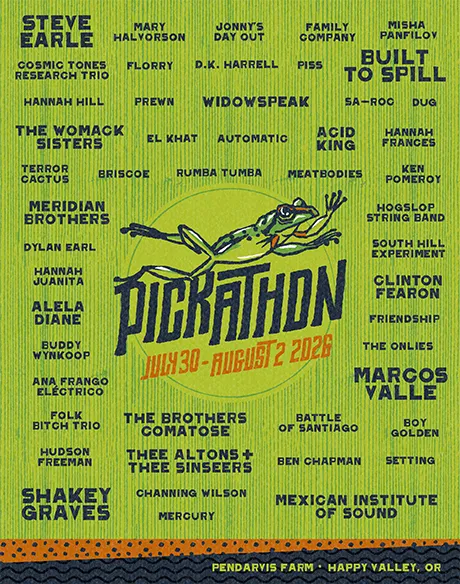 Pickathon 2026: Полный лайнап фестиваля, даты, билеты