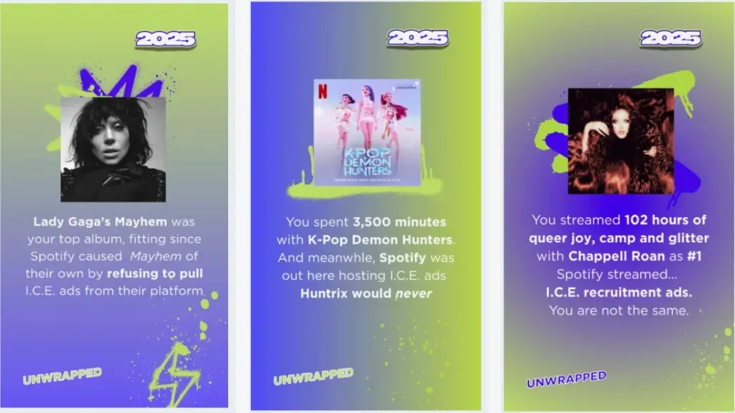 Spotify Unwrapped: бойкот из-за рекламы ICE и ИИ-м...