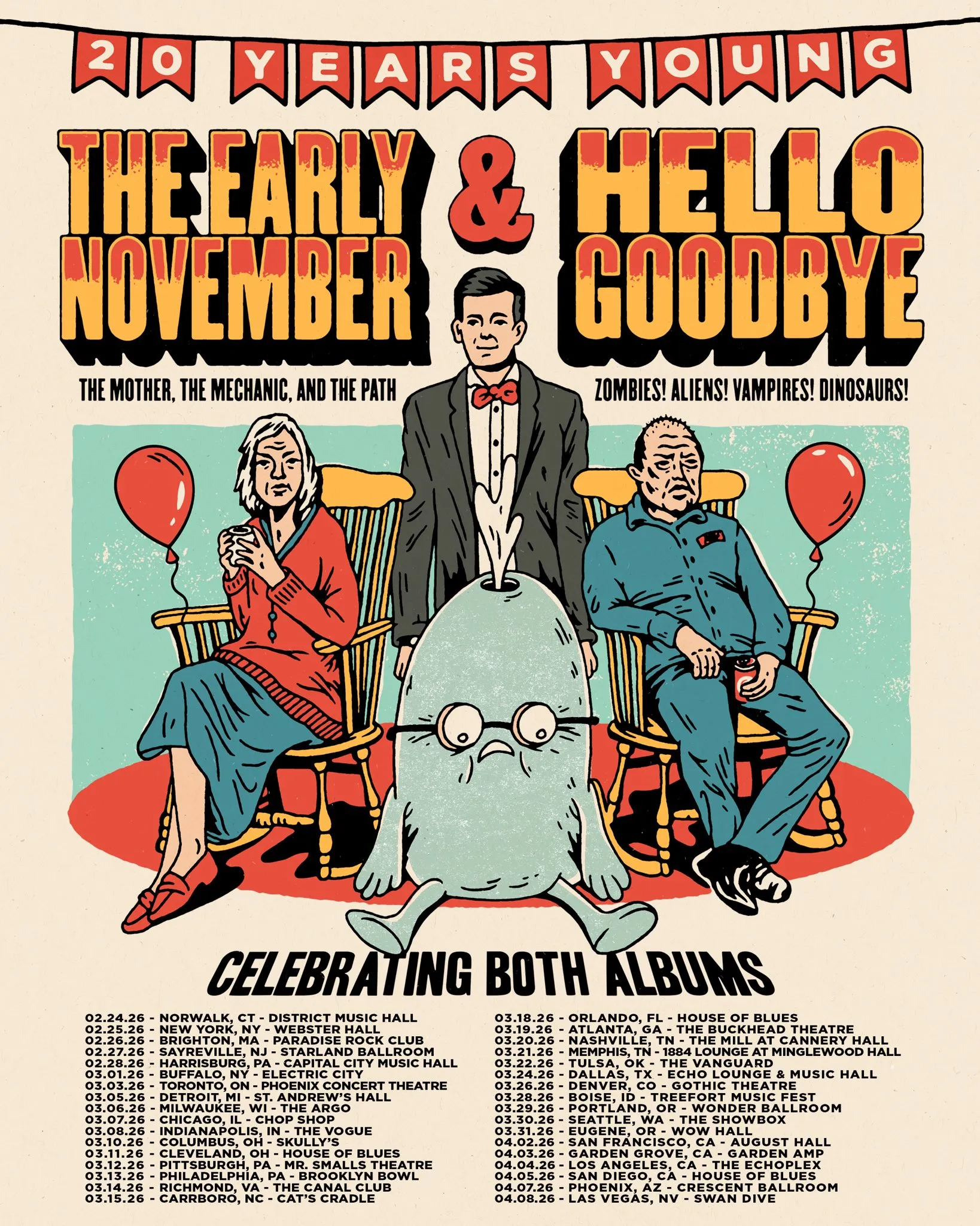 The Early November и Hellogoodbye отправ...