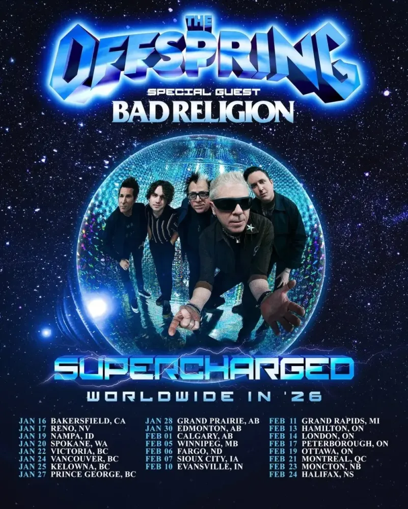 The Offspring и Bad Religion: Зимний тур по США и Канаде 2026