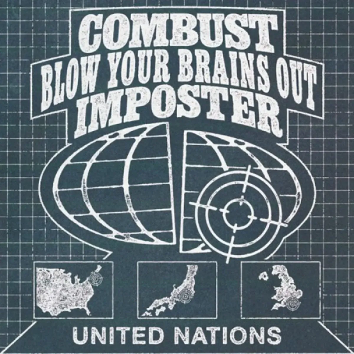 Combust, Blow Your Brains Out & Imposter Release New Split United Nations