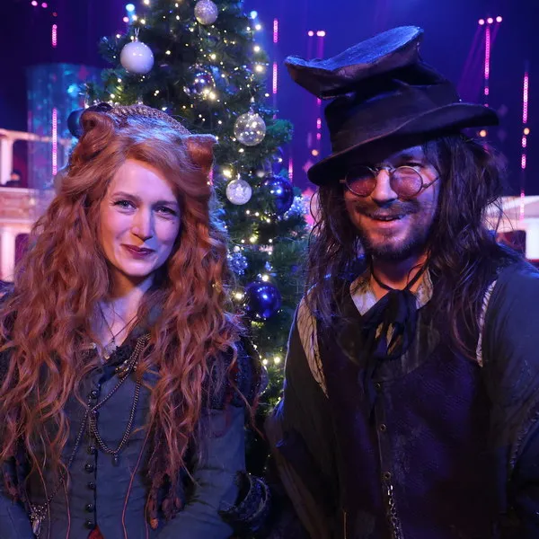 Петров и Исакова в новогоднем шоу с "Буратино"