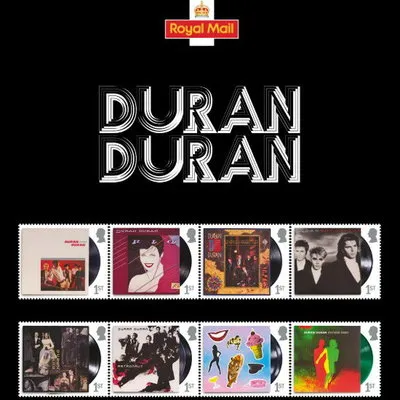 Британская почта выпустит марки Duran Duran с обложками альбомов